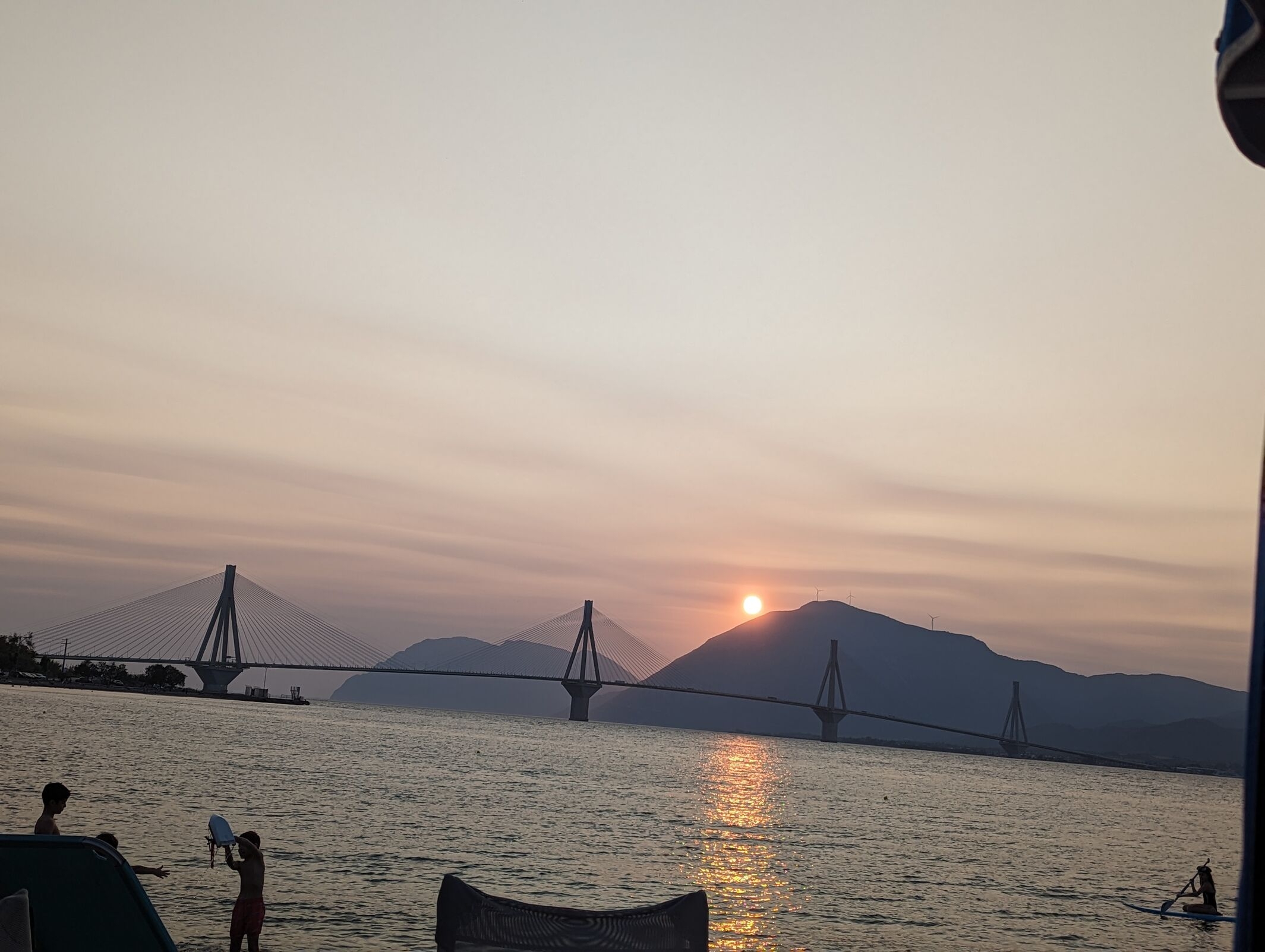 Sunset at beach